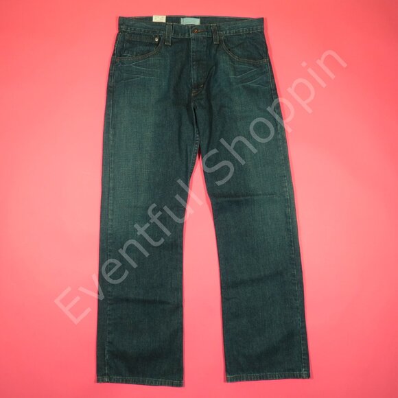 VIntage Levis Silvertab Jeans Mens 34 Blue True Boot Cut Relaxed Fit 90s New - Picture 2 of 8